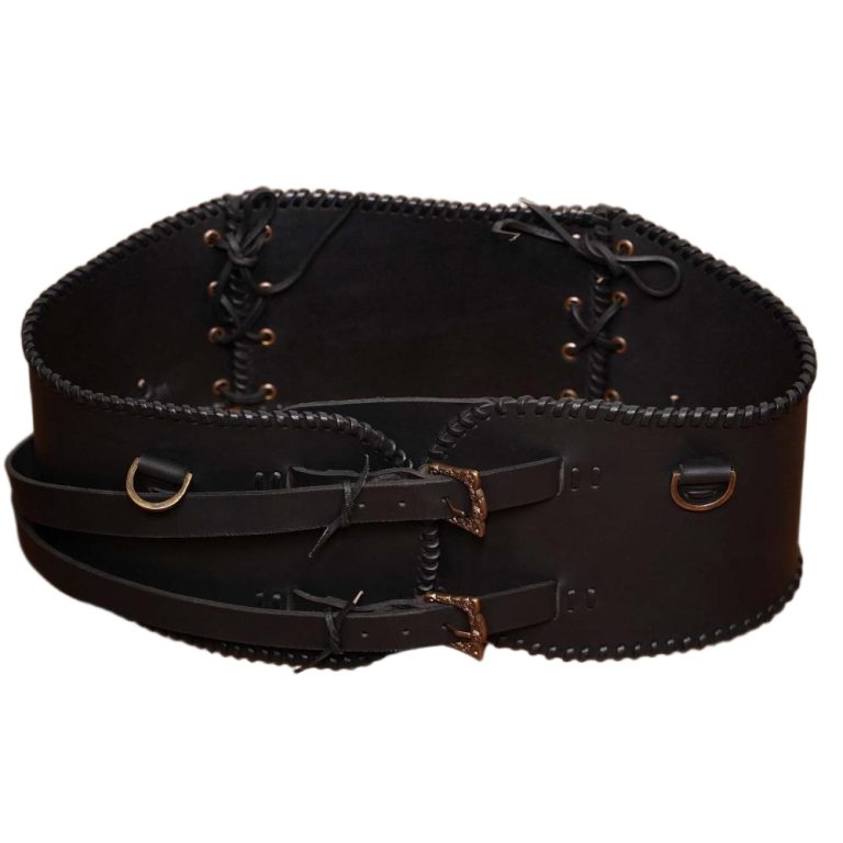 Warrior Broad Waist Belt in Black