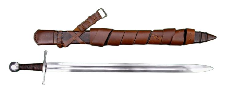 12th Century Crusader Sword with Scabbard