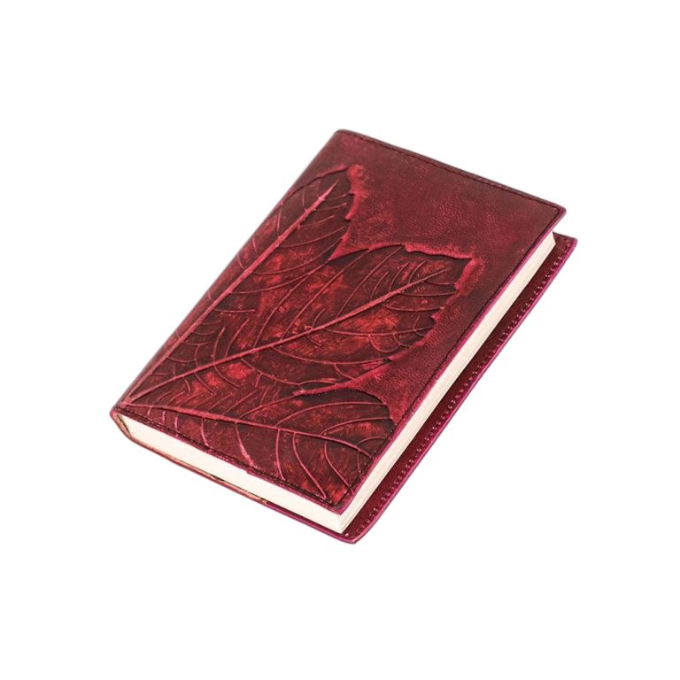 Handcrafted Maroon Leather Journal