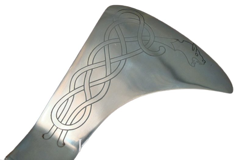 Viking Dragon Battle Axe