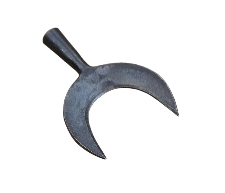Blackened Crescent Arrowhead