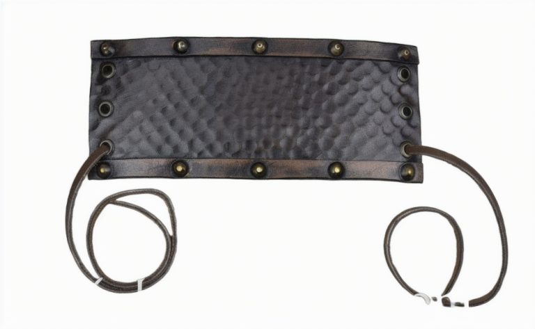 Celtic Leather Cuff with Triskele