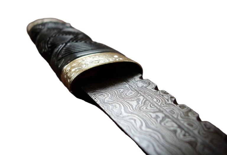 Damascus Steel Sgian Dubh Knife