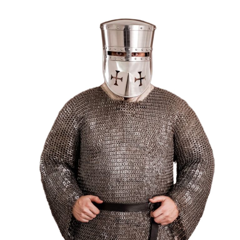 Crusaders Helm  14 Gauge Steel