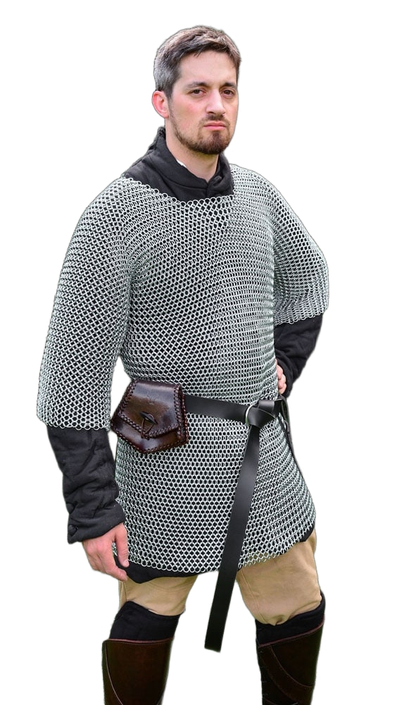 Chainmail Haubergeon  Butted  Zinc Coated  Mild Steel