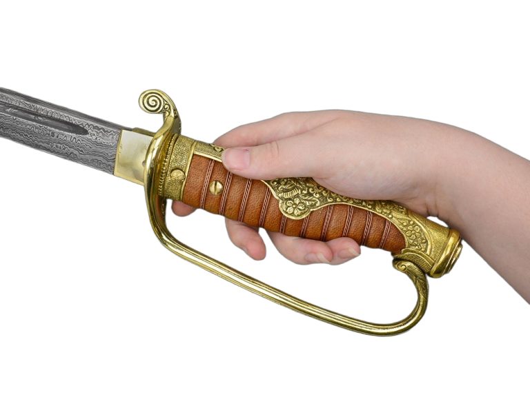 Damascus Russo-Japanese Kyu Gunto Army Sword