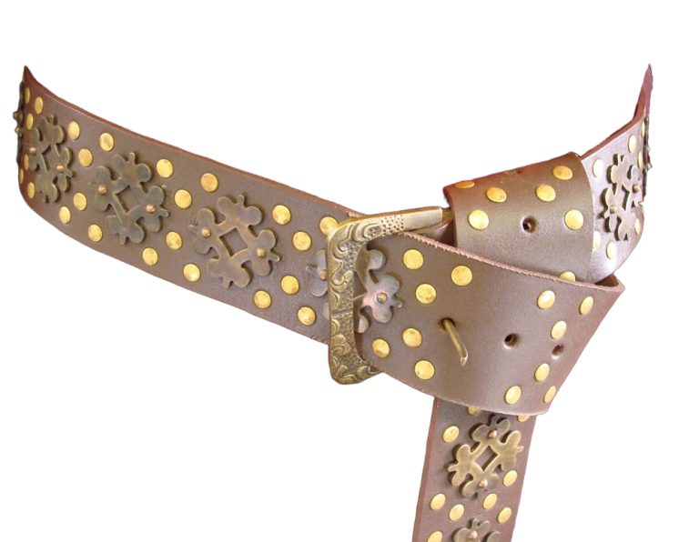 Medieval Leather Long Belt