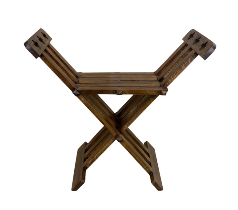Medieval Quatrefoil Folding Chair