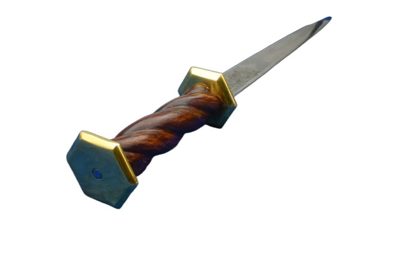 14th Century Rondel Dagger with Brass fittings