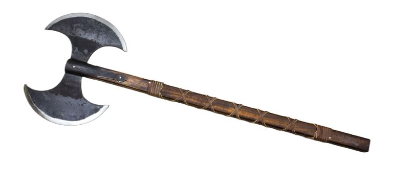 Double-Headed Medieval Battle Axe