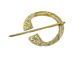 Celtic Triskele Penannular Brooch