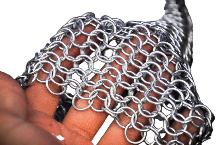 Chainmail Haubergeon  Butted  Zinc Coated  Mild Steel