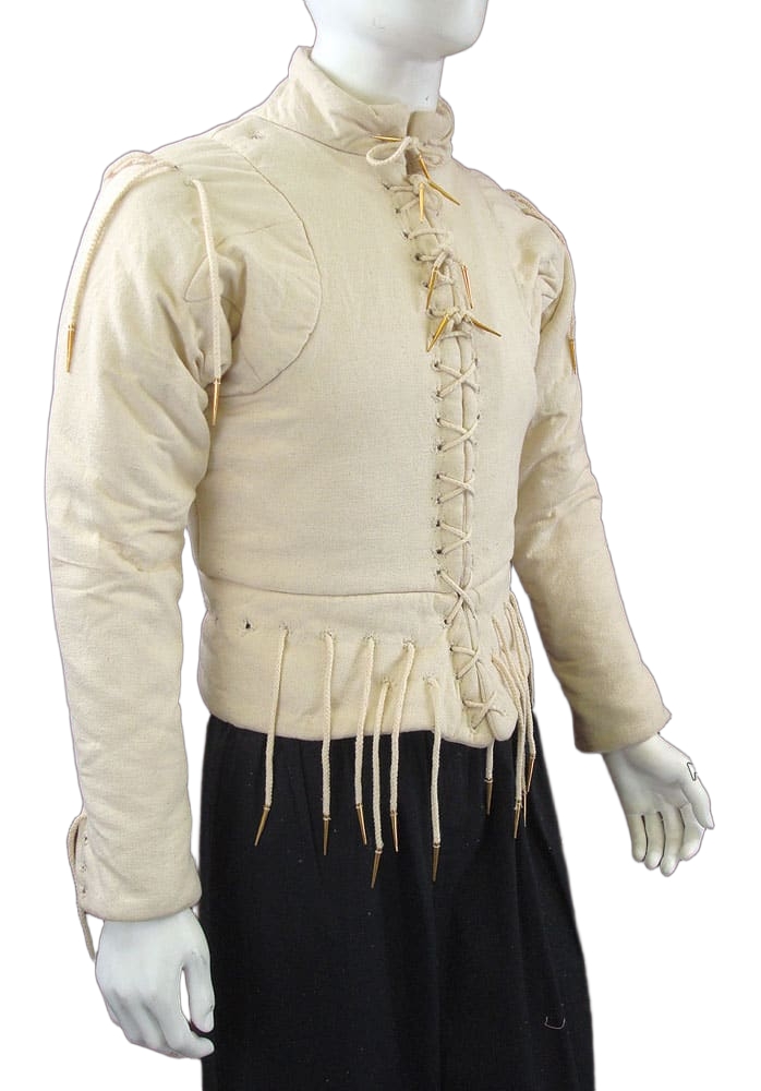15th Century Arming Doublet - Natural