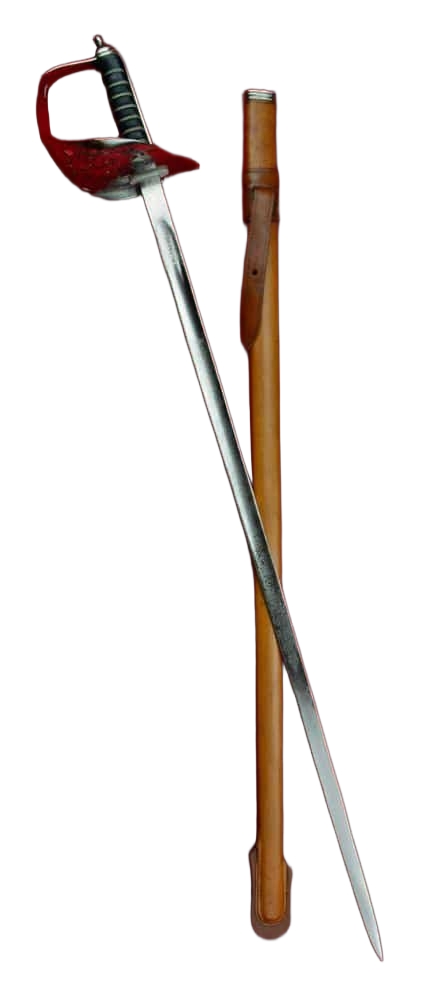 British 1897 Infantry Officer's Saber with Scabbard