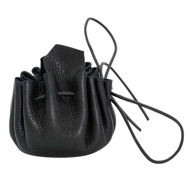 Leather Medieval Coin Pouch Belt