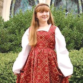 Child’s Renaissance Fleur de Lis Dress