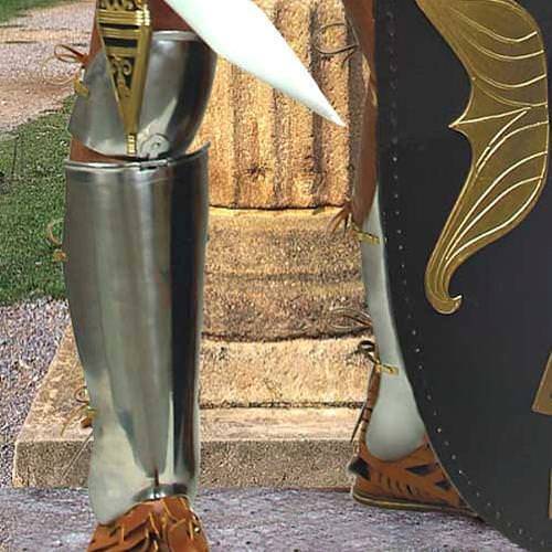 Roman Steel Greaves