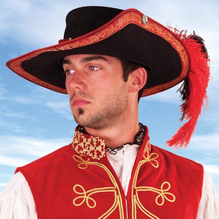 Suede Renaissance Musketeer Hat