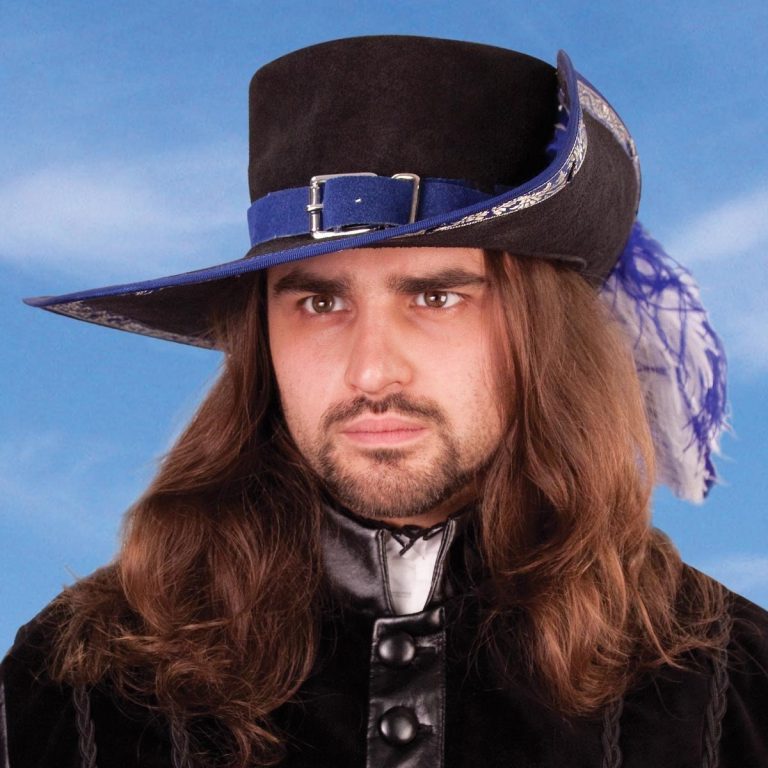 Suede Renaissance Musketeer Hat