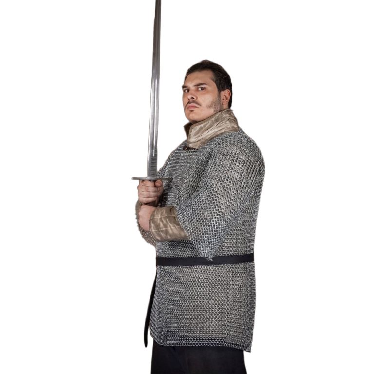 Chainmail Haubergeon  Butted  Zinc Coated  Mild Steel