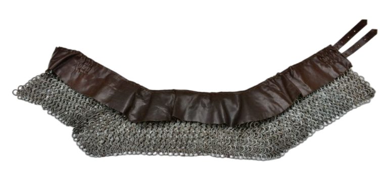 Chainmail Standard  Bishops Mantle  Wedge Riveted  Mild Steel Flat Rings alternating with Solid Flat Rings