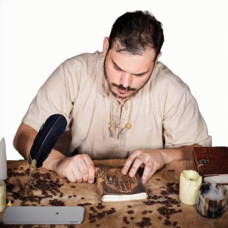 Handcrafted Genuine Leather Hamsa Journal