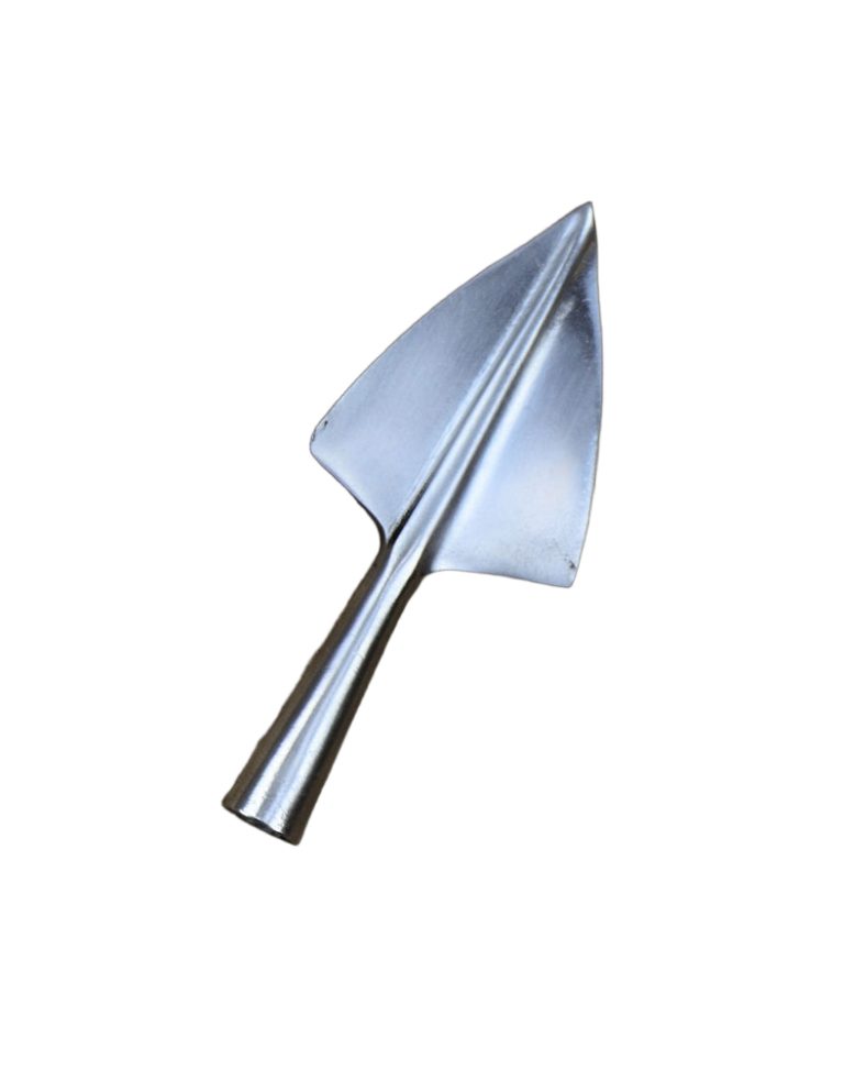 Polished Spined Broadhead Arrowhead