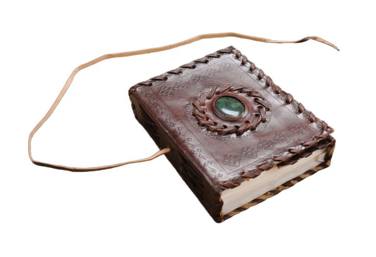 Leather-Bound Medieval Diary
