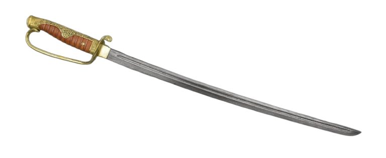 Damascus Russo-Japanese Kyu Gunto Army Sword
