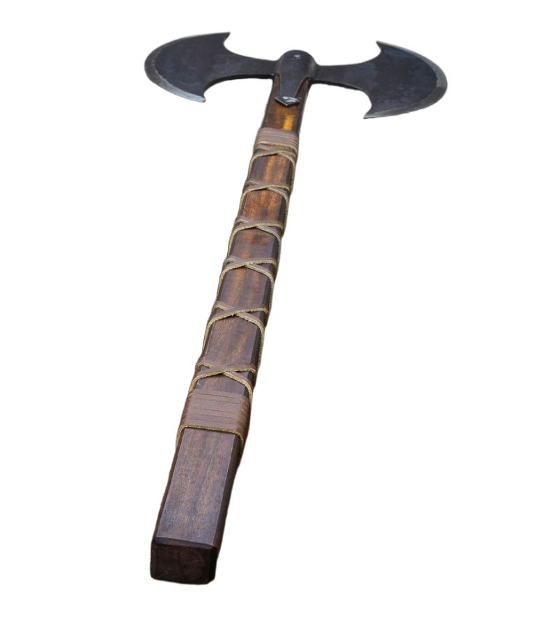 Double-Headed Medieval Battle Axe