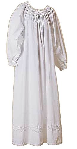 Lace-Trimmed Medieval Chemise