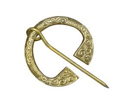 Celtic Triskele Penannular Brooch