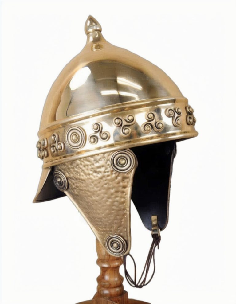 Celtic Montefortino Helm  Brass