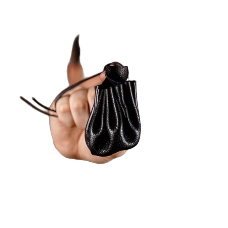 Leather Medieval Coin Pouch Belt