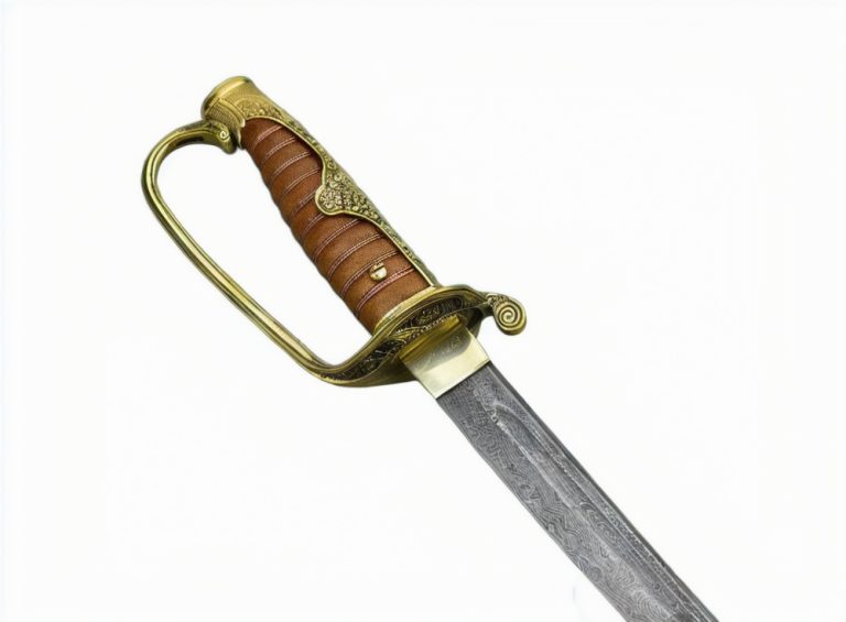 Damascus Russo-Japanese Kyu Gunto Army Sword