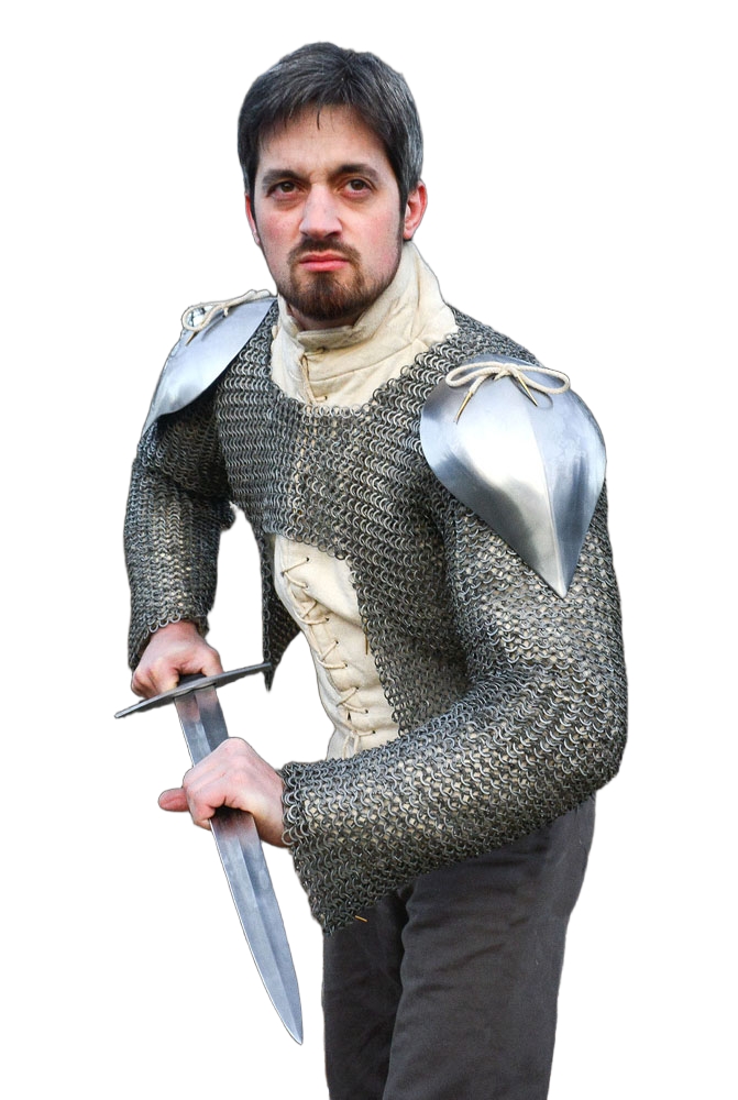 Visby Pauldrons - Mountable Upgrade for Chainmail and Padded Armor