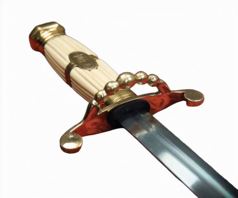 British Naval Officer's 5-Ball Dirk