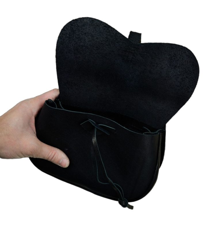 Large Leather Belt Pouch