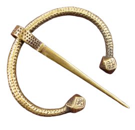 Patterned Antiqued Steel Fibula