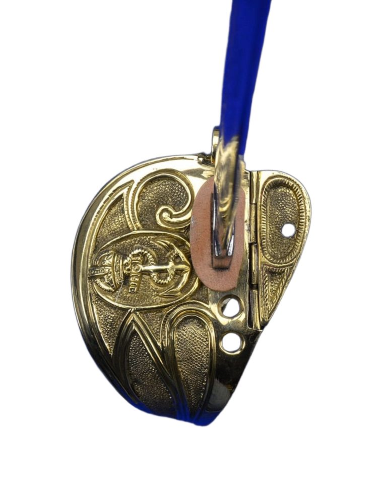 British Royal Navy Dress Saber with white faux rayskin grip