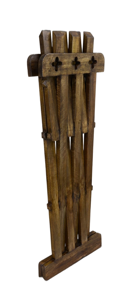 Medieval Quatrefoil Folding Chair