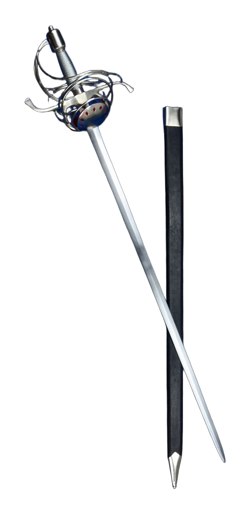 17th Century Swept Hilt Shell Guard Rapier