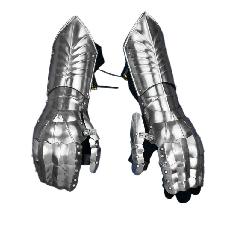 Gothic Clamshell Gauntlets  16 Gauge Steel