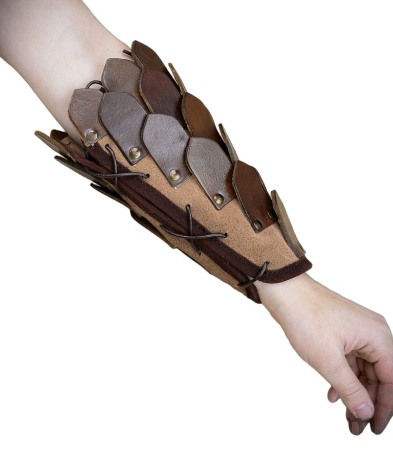 Leather Scale Bracers