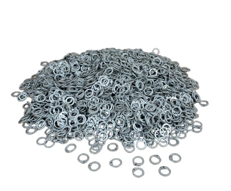 1 kgs Loose Chainmail Rings  Aluminum Dome Riveted Flat Rings  16 Gauge / 10 mm