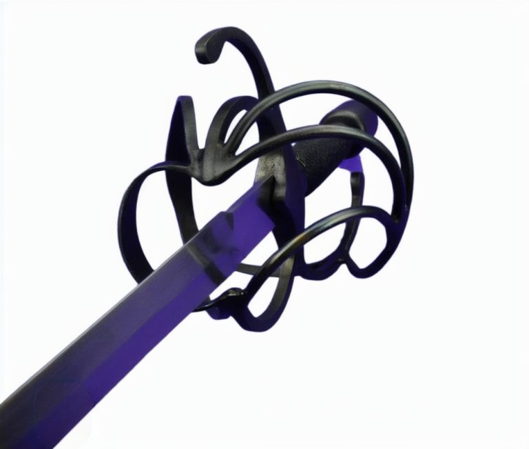 Blackened Swept Hilt Rapier