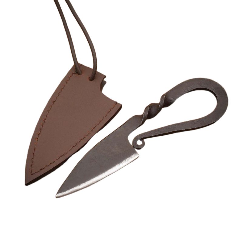 Hand Forged Viking Neck Knife