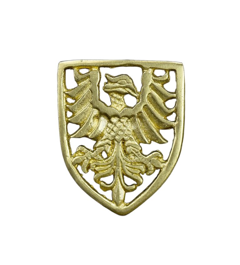 Large Eagle Shield Belt Studs / Conchos - Set of 5