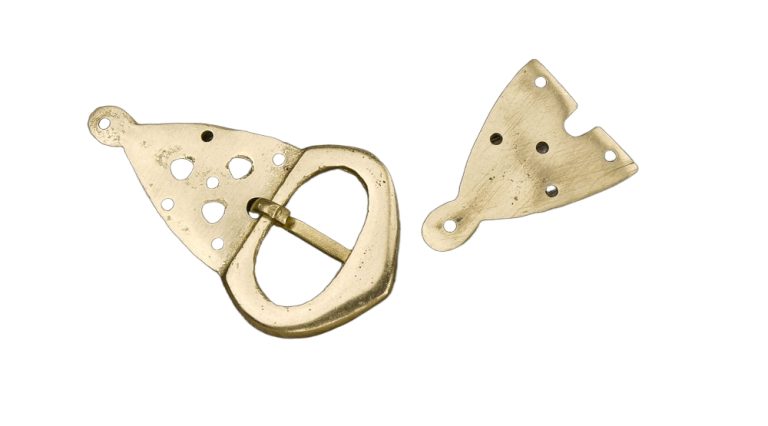 Brass Viking Buckle and Chape Set