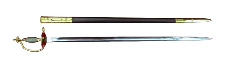1796 Pattern British Infantry Sword with silver grip
